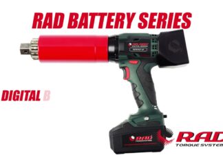 Giới thiệu RAD Battery Series B-RAD – Thiết bị siết lực cơ, khí nén, thủy lực và điện của RAD Torque Systems