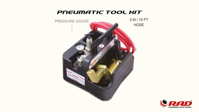RAD Pneumatic Torque Wrench: High Speed Series – Demo || RAD Torque Systems