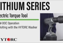 6. Bolting with the HYTORC Washer