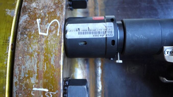 Hydro-testing: 30″ x 150 series washer installations