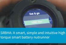 SRBHA: Smart, Simple and Intuitive High Torque Battery Nutrunner | Atlas Copco Bolting Solutions