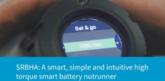 SRBHA: Smart, Simple and Intuitive High Torque Battery Nutrunner | Atlas Copco Bolting Solutions