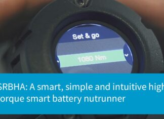 SRBHA: Smart, Simple and Intuitive High Torque Battery Nutrunner | Atlas Copco Bolting Solutions