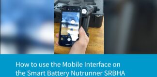 How to use the Mobile Interface on the Smart Battery Nutrunner SRBHA | Atlas Copco Bolting Solutions