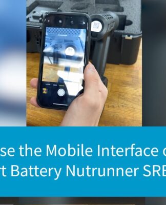 How to use the Mobile Interface on the Smart Battery Nutrunner SRBHA | Atlas Copco Bolting Solutions