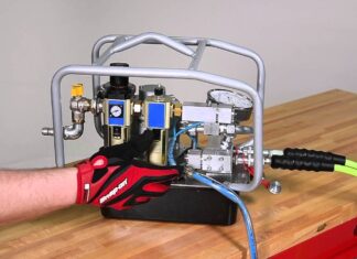 HTQPP Pneumatically-driven Hydraulic Pump Demonstration
