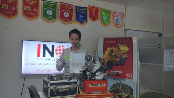 INO – Dịch vụ hiệu chuẩn súng xiết lực bằng khí nén, thủy lực ( Phần 1 )