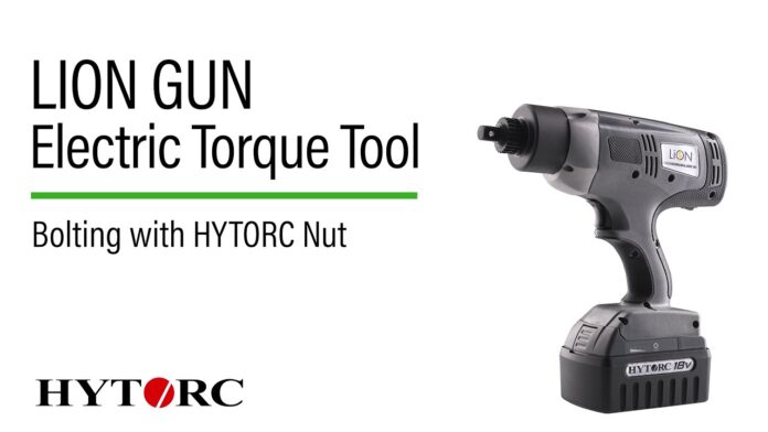 12. Bolting with the HYTORC Nut and the Lion Gun Electric Torque Tool