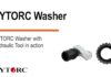 The HYTORC Washer with Hydraulic Tool in action.