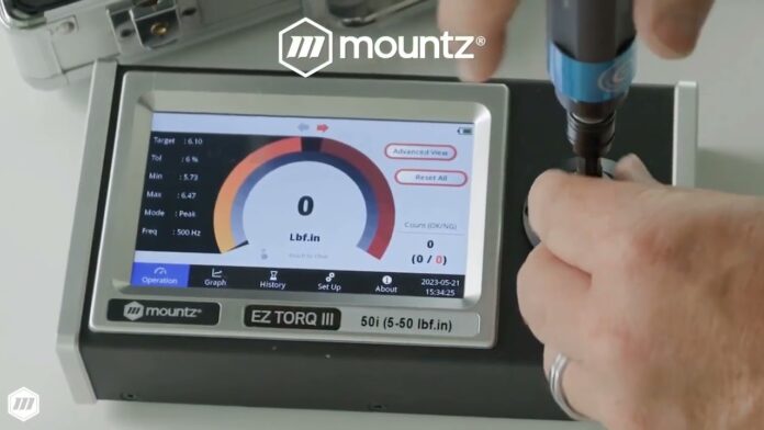 Giải pháp hiệu quả cho công việc siết vít với “Máy đo lực siết Mountz – EZ TORQ III”