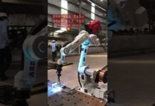 “Giải pháp hiệu quả cho ứng dụng sản xuất: Cánh Tay Robot Hàn ABB Công Nghiệp 6 trục”