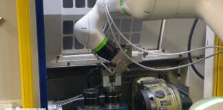 Giải pháp tối ưu cho sản xuất công nghiệp hiện đại – Hệ thống tự động hoá máy CNC với Robot FANUC và kẹp SCHUNK.