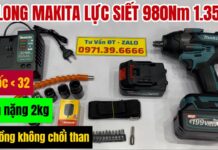 Siết chặt mọi bulong với Makita Lực Siết 980Nm – Siêu phẩm bán chạy trong ngành cơ khí