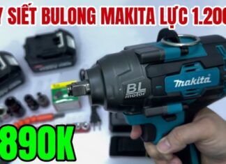 “Giải pháp tối ưu cho công việc siết bulong – Máy Siết Bulong Makita Lực Siết 1.200Nm Hàng Khủng Bắn Ốc 36 Hàng Loại 1 Lõi Đồng Không Chổi Than”