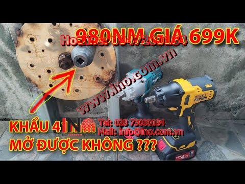 TEST MÁY MỞ BULONG 980NM GIÁ 699K VỚI KHẨU 41MM: ỨNG DỤNG, CÁCH SỬ DỤNG VÀ LỢI ÍCH CHO NGÀNH CÔNG NGHIỆP