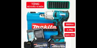 Máy Siết Bulong Makita Bản Mới 2023 – Lực Siết 980Nm – Nặng 2,2kg – To Khỏe Nhất Thị Trường NORBAR Việt Nam | Distributor