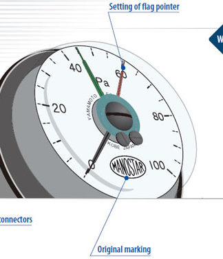 Manostar Gauge (Serial: Low Differential Pressure Gauge)
