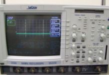 LeCroy LC334 Oscilloscope, Digital: 500MHz,2GSa/s,4ch