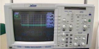 LeCroy LC334 Oscilloscope, Digital: 500MHz,2GSa/s,4ch