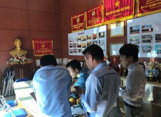 Giới thiệu sản phẩm của kĩ sư INO đến với nhà máy sản xuất Thép VICASA và nhà máy tôn Phương Nam.